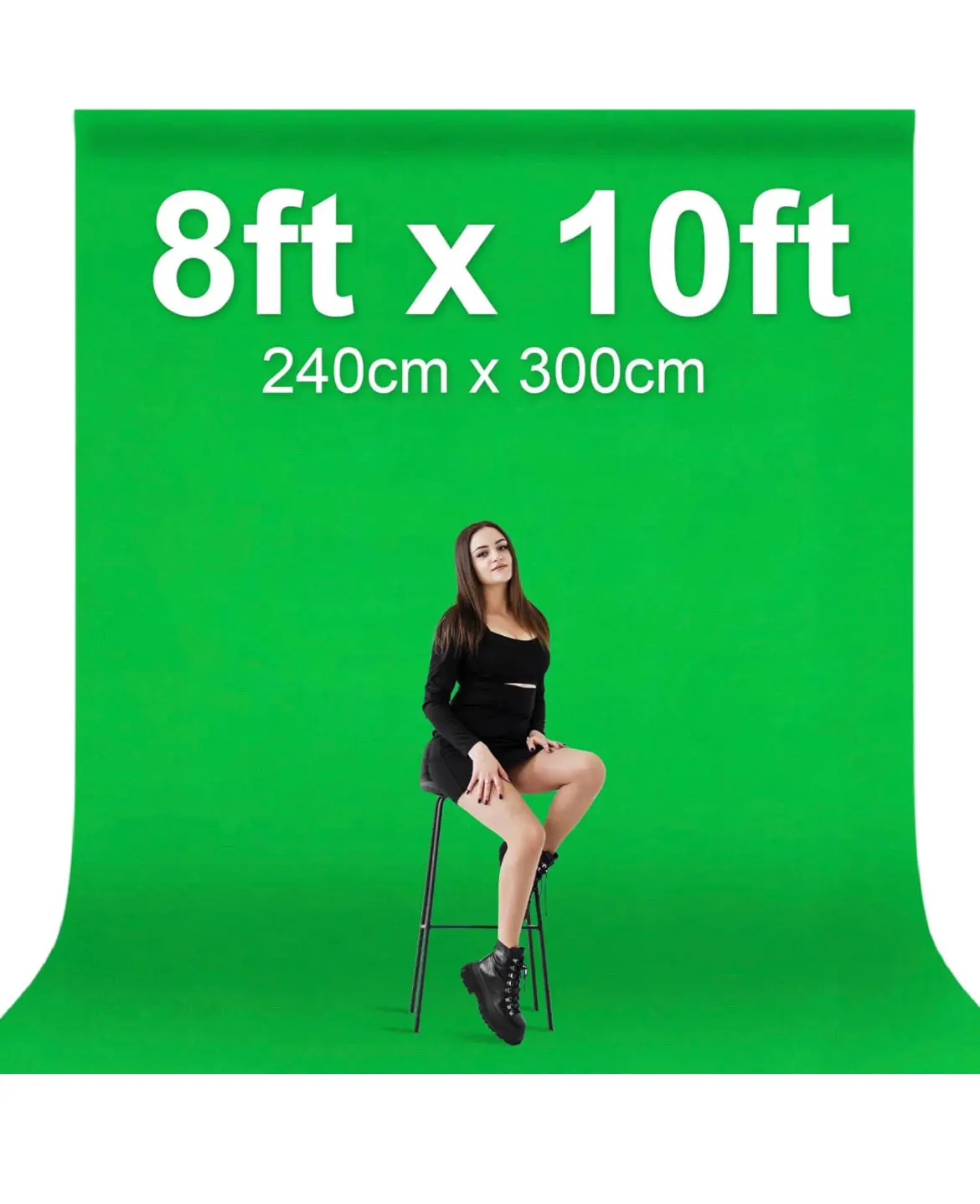 8X10ft Green Screen 1
