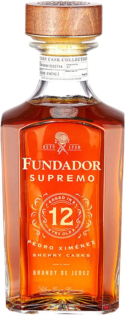 Fundador Supremo Brandy Aged In 12 Year Sherry Cask 1L 1