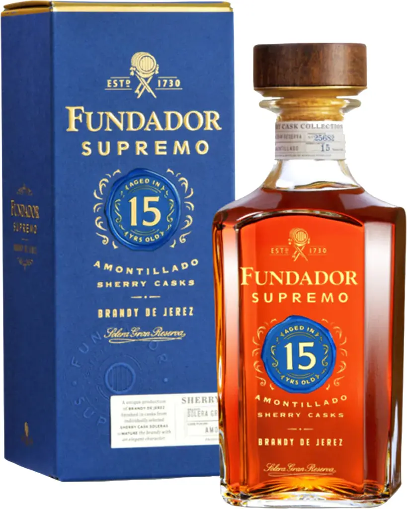 Fundador Supremo Brandy Aged In 15 Year Amontillado Sherry Cask 1L 1
