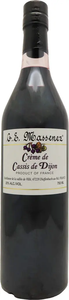 G.E. Massenez Creme De Cassis De Dijon 750Ml 1