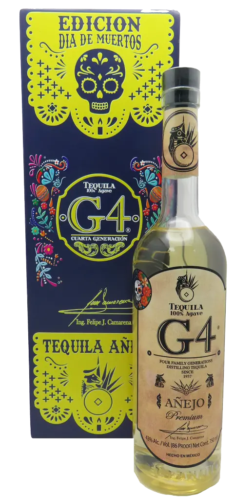 G4 Tequila Anejo Dia De Muertos 750Ml 1