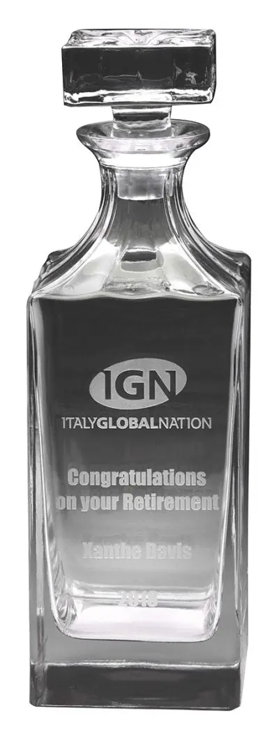 Crystal Whisky Decanter 870Ml 1