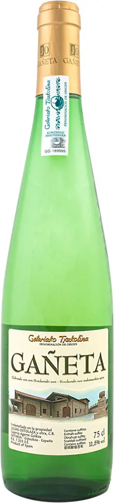 Ganeta Txakolina White 2024 750Ml 1