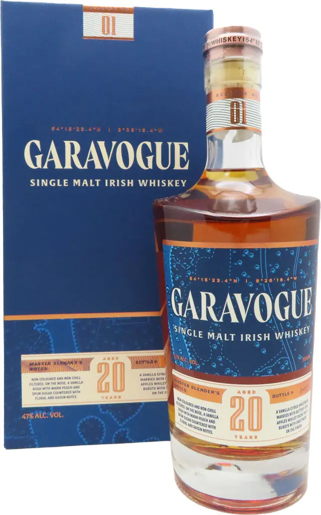 Garavogue Single Malt Whiskey 20 Year Old 700Ml 1