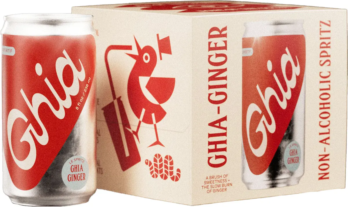Ghia Non-Alcohol Ginger Spritz 4Pk Cans 1