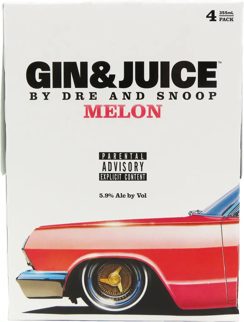 Gin & Juice Melon Cocktail By Dre And Snoop 4Pk Cans 1