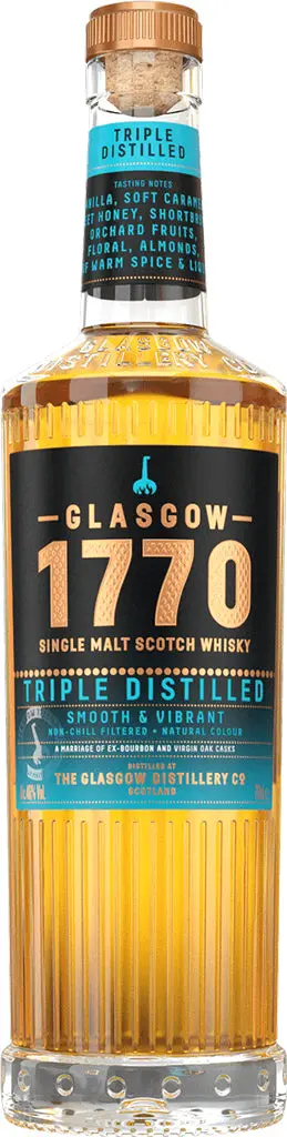 The Glasgow 1770 Triple Distilled Single Malt Whisky 700Ml 1