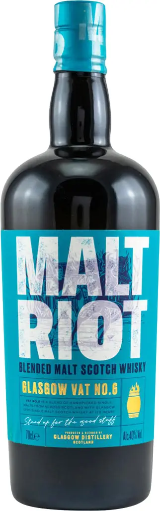 The Glasgow Malt Riot Vat #6 Blended Malt Whisky 700Ml 1