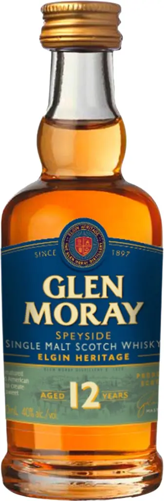 Glen Moray Single Malt Scotch Whiskey 12 Year Old 50Ml 1