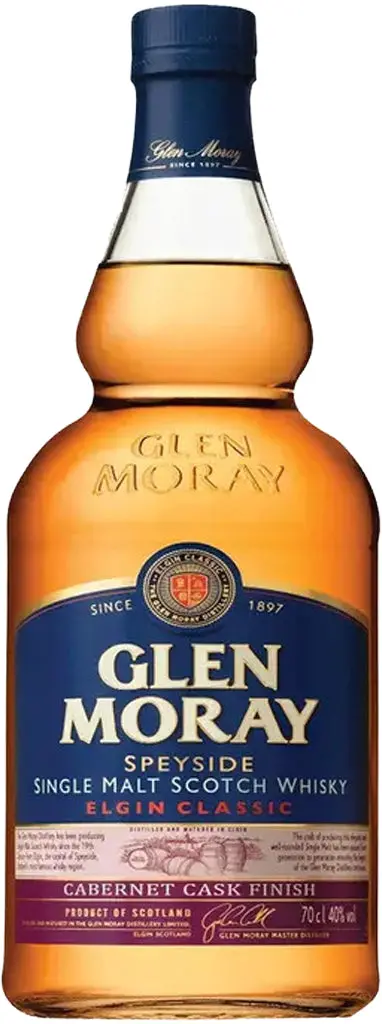 Glen Moray Cabernet Cask Finish Single Malt Scotch Whiskey 750Ml 1