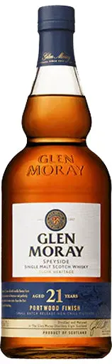 Glen Moray Single Malt Whiskey Portwood Finish 21 Year Old 750Ml 1