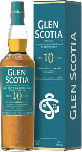 Glen Scotia Single Malt Classic Campbeltown Unpeated 10 Year Old 750Ml 1