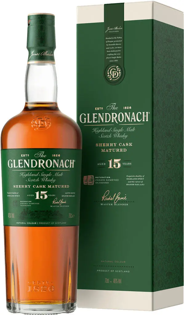 Glendronach 15 Year Old Single Malt Whisky 700Ml 1