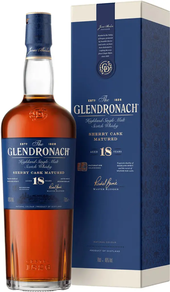 Glendronach 18 Year Old Single Malt Whisky 700Ml 1