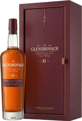 Glendronach 21 Year Old Sherry Cask Matured Single Malt Whisky 700Ml 1