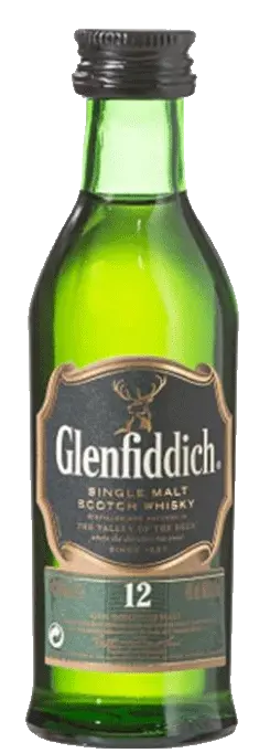 Glenfiddich 12 Year Old Single Malt Whisky 50Ml 1