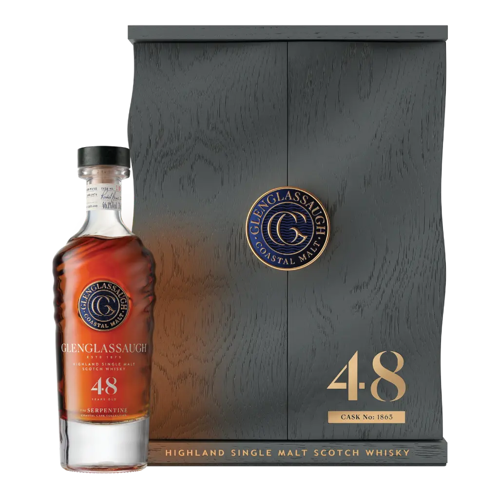 Glenglassaugh Serpentine Coastal Cask #1863 48 Year Single Malt Scotch 750Ml 1