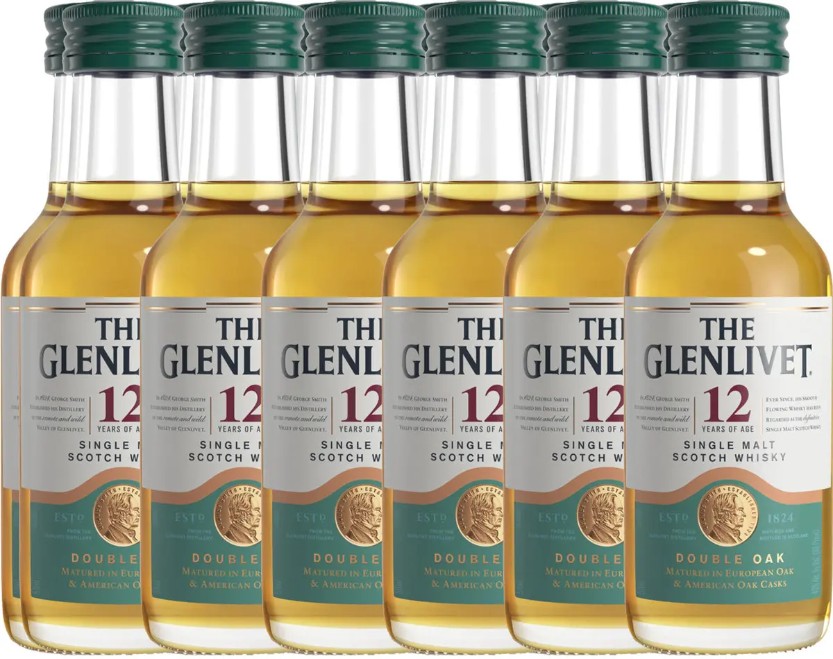 Glenlivet 12 Year Old Single Malt Whisky 50Ml 12Pk 1