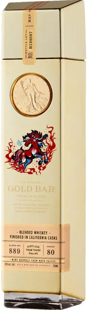 Gold Bar American Whiskey Lunar New Year Horse 750Ml 1