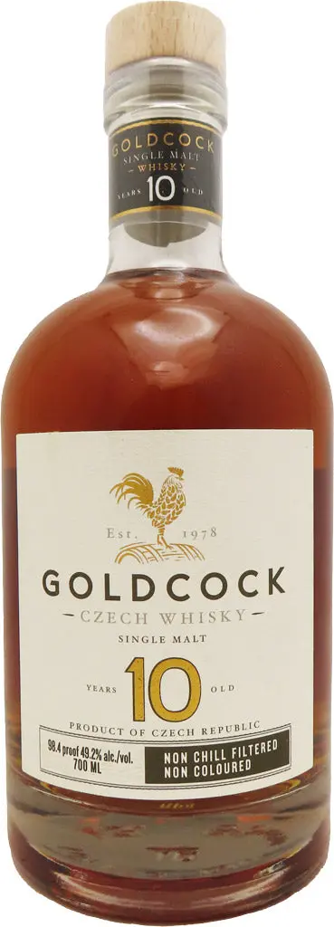 Gold Cock Single Malt Whisky 10 Year Old 700Ml 1