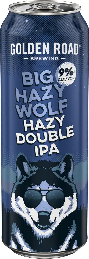 Golden Road Big Hazy Wolf Dipa 19.2Oz Can 1