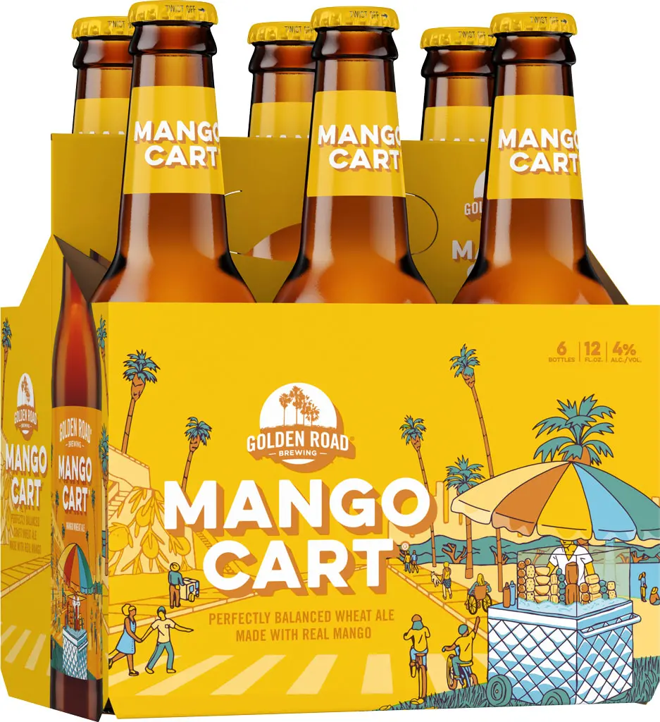 Golden Road Mango Cart 6Pk Btls 1