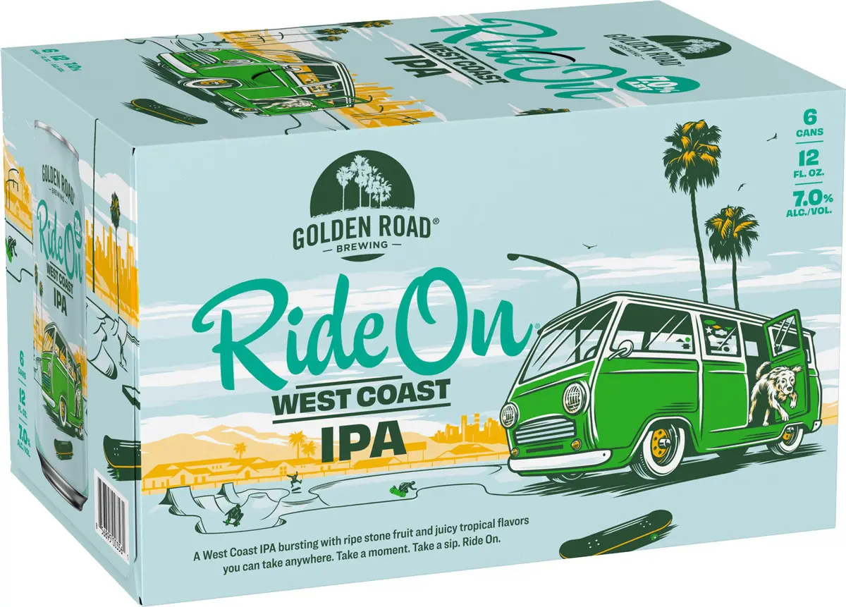 Golden Road Ride On West Coast Ipa 6Pk Can 1