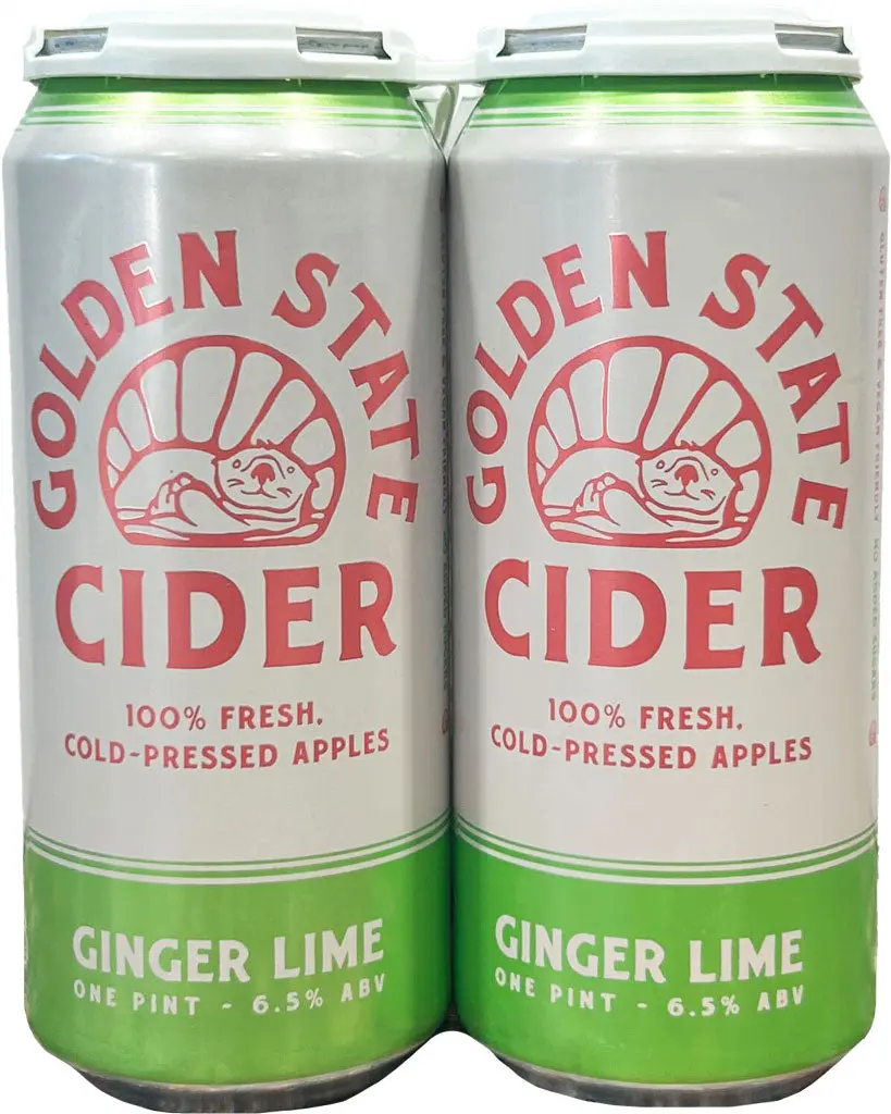 Golden State Ginger Lime Cider 4Pk 1