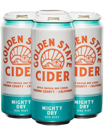Golden State Mighty Dry Cider 16Oz 4Pk Cans 1