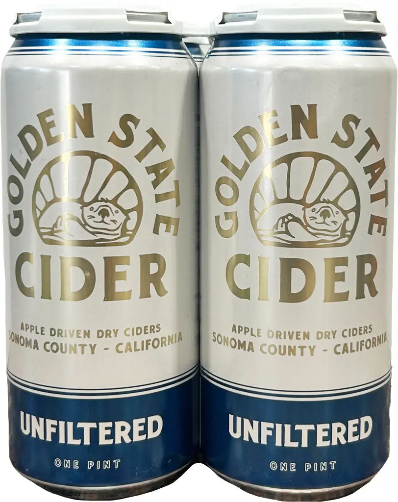 Golden State Unfiltered Cider 16Oz 4Pk Cans 1