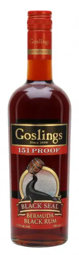 Gosling's Black Seal Rum 151 Proof 1L 1