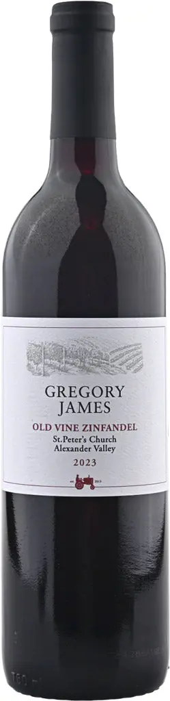 Gregory James Old Vine Zinfandel St. Peter's Church 2023 750Ml 1