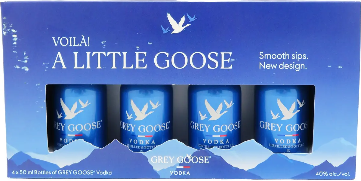 Grey Goose Aluminum 50Ml 4Pk 1