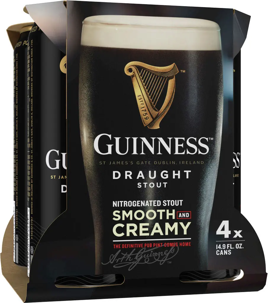 Guinness Draught 4Pk Cans 1