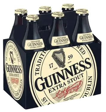 Guinness Extra Stout 6Pk Bottles 1