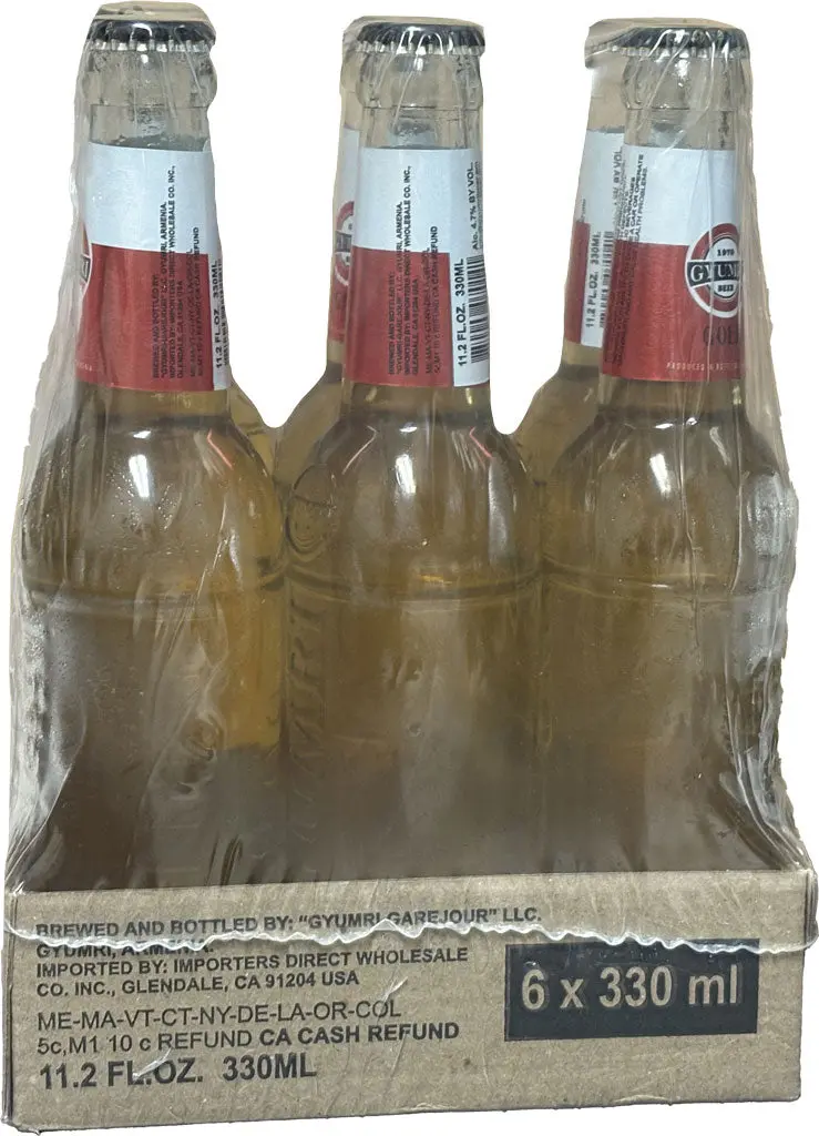 Gyumri Gold Lager Beer 6Pk 1