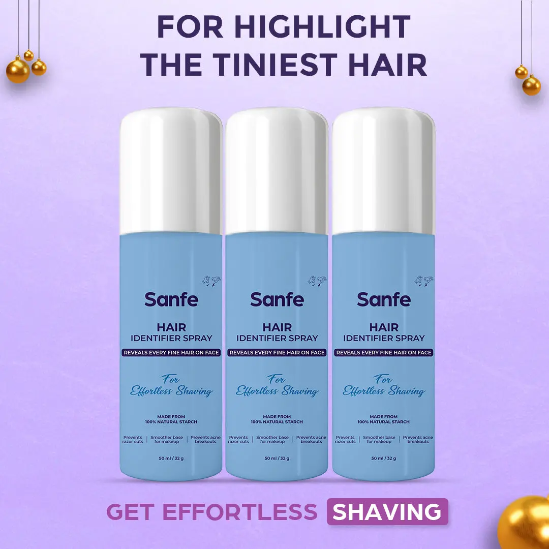 Sanfe Facial Hair Identifier Spray (Pack Of 3) 1