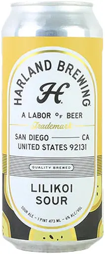 Harland Brewing Lilikoi Yuzu Sour Ale 16Oz Can 1