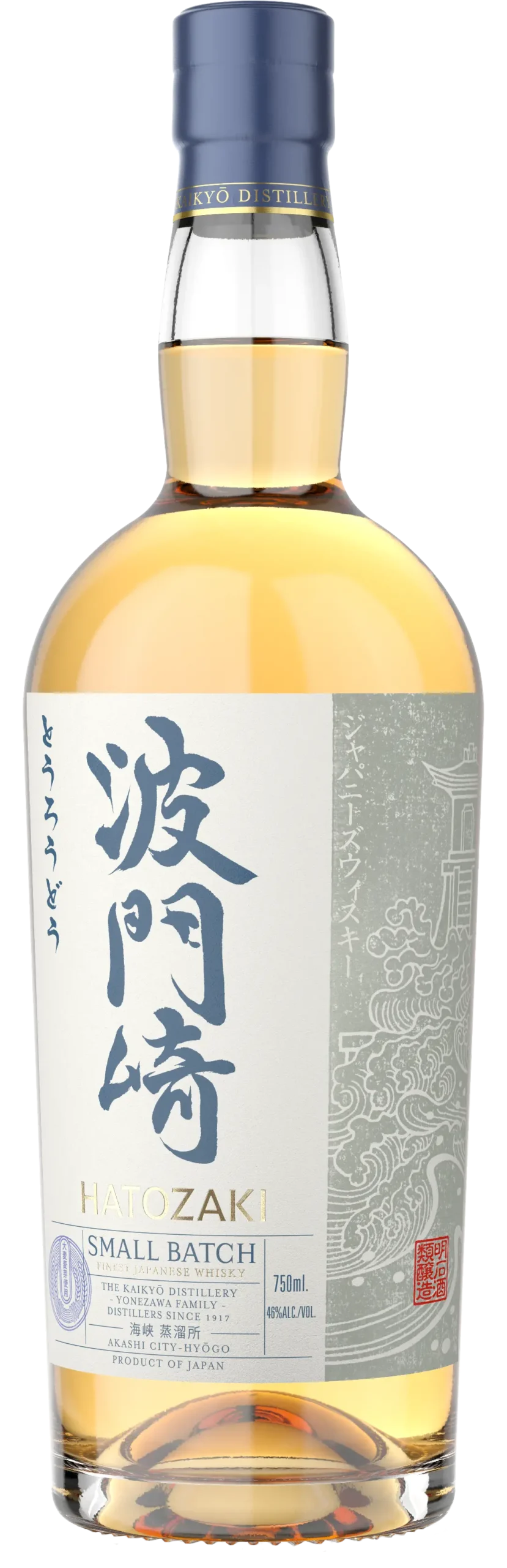 Hatozaki Japanese Whiskey Small Batch 750Ml 1