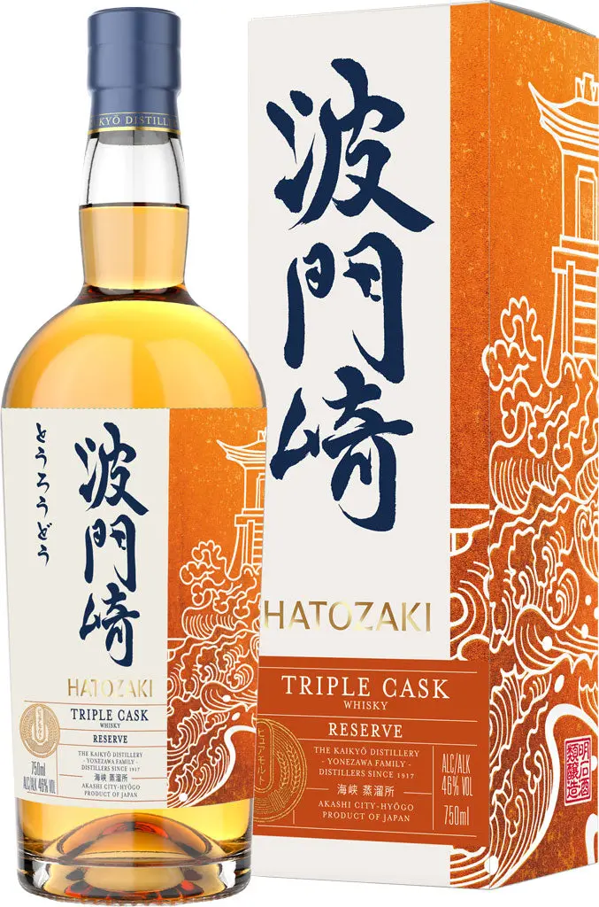 Hatozaki Triple Cask Reserve Japanese Whiskey 750Ml 1