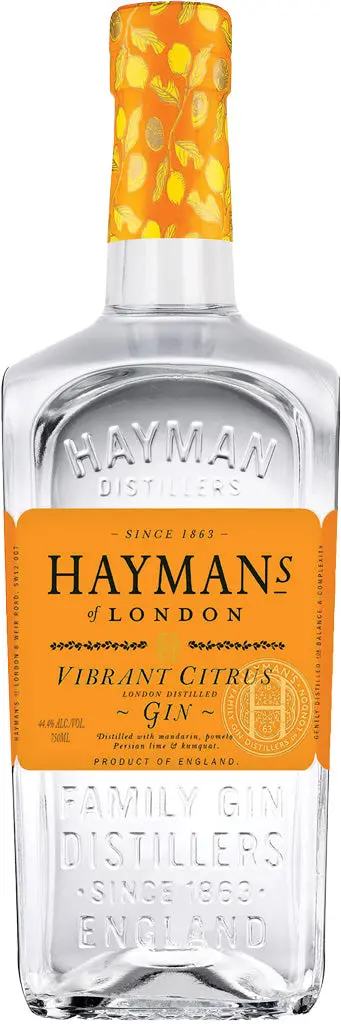 Hayman's Vibrant Citrus Gin 750Ml 1