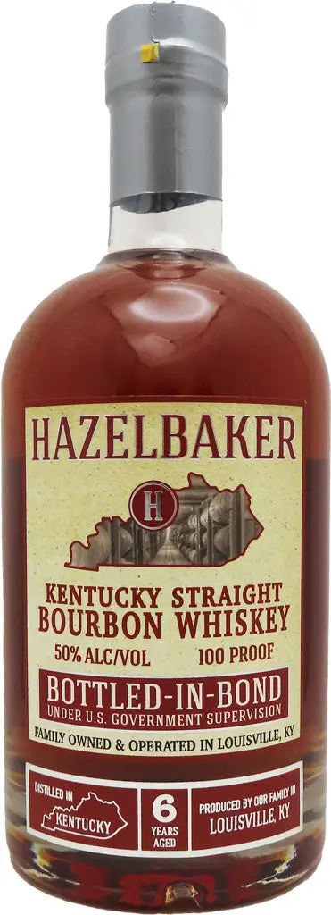 Hazelbaker Bottled In Bond Straight Bourbon Whiskey 6 Year Old 750Ml 1