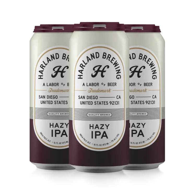Harland Brewing Hazy Ipa 16Oz Can 1