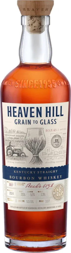 Heaven Hill Grain To Glass Straight Bourbon Whiskey 107 Proof 700Ml 1