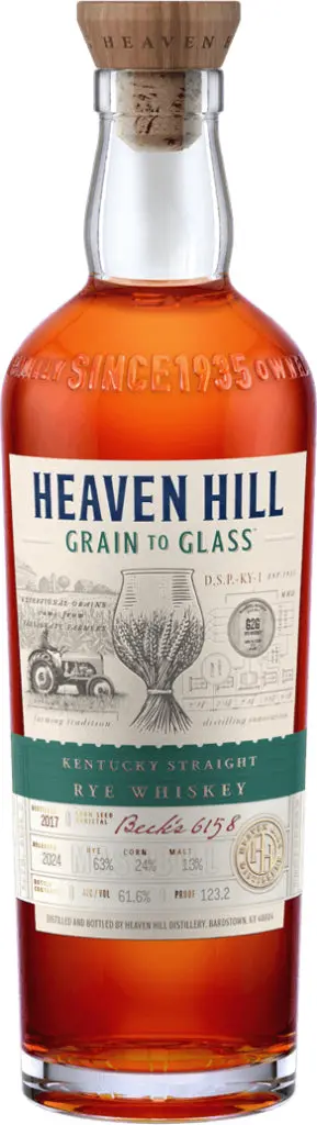 Heaven Hill Grain To Glass Straight Rye Whiskey 700Ml 1