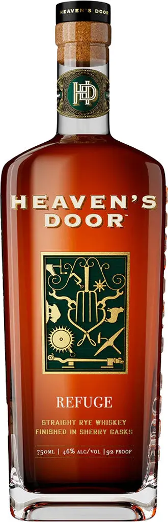 Heaven's Door Refuge Straight Rye Whiskey Sherry Cask 750Ml 1