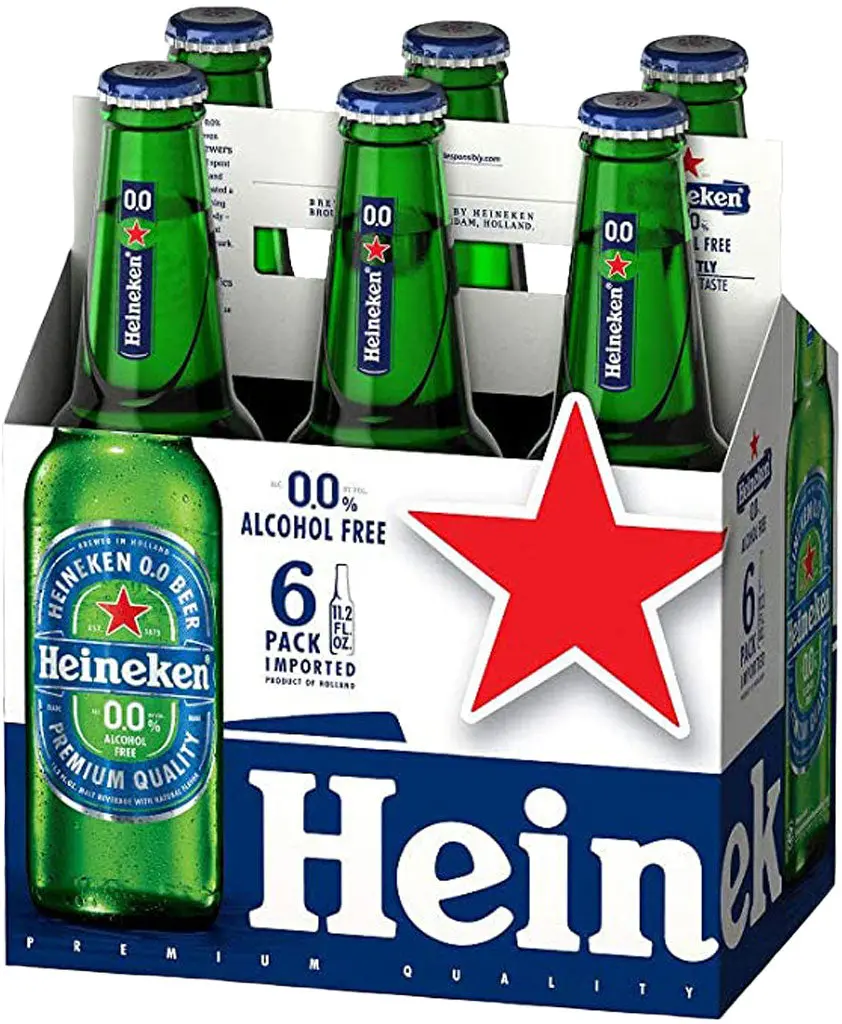 Heineken 0.0 Alcohol-Free Lager 11.2Oz 6Pk Btls 1