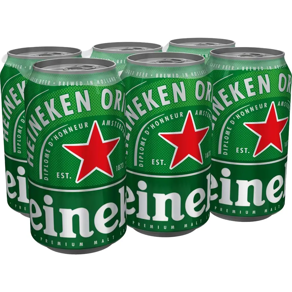 Heineken 6Pk Cans 1