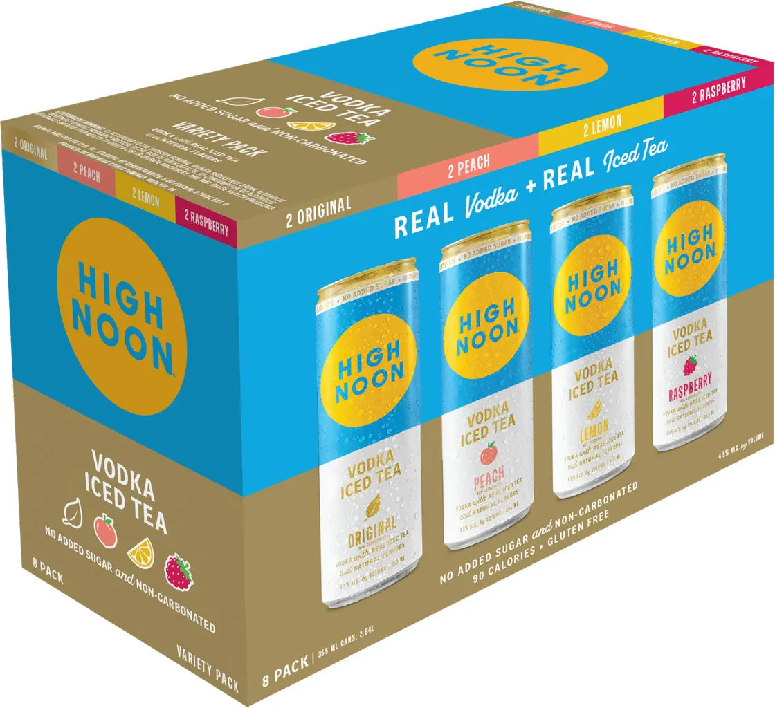 High Noon Iced Tea Hard Seltzer Variety 8Pk Cans 1