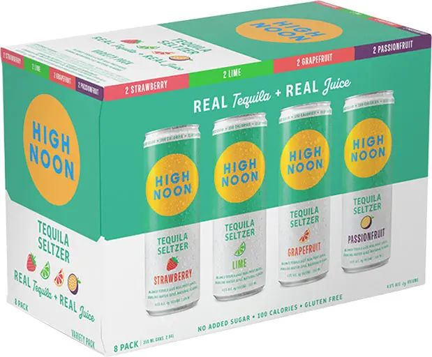 High Noon Tequilla Hard Seltzer Variety 8Pk Cans 1